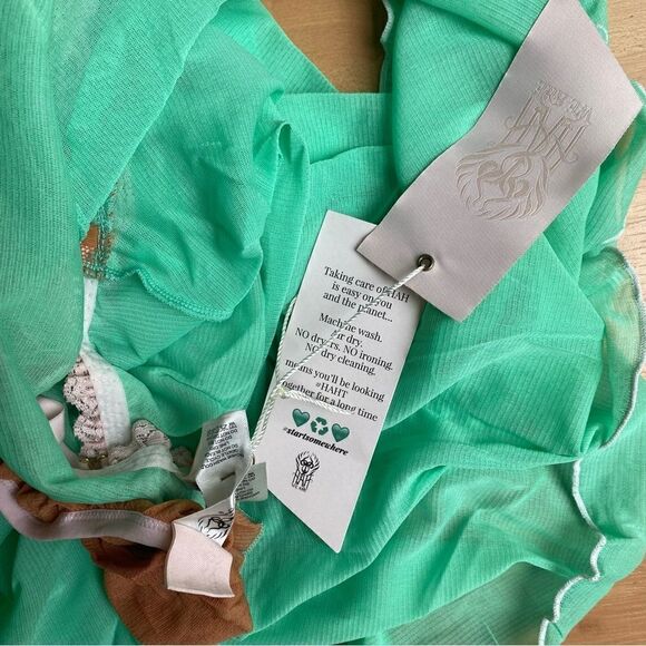 HAH Doll Slip Set Mint Green Size XS NWT - Picture 7 of 8